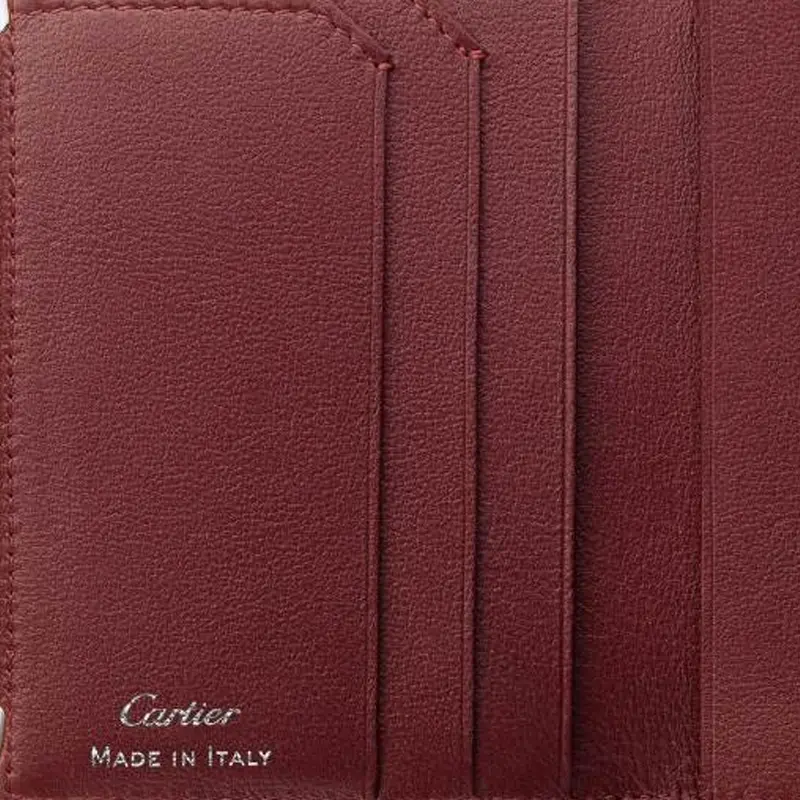 Cartier Картхолдер из телячьей кожи женский черный — фото 4