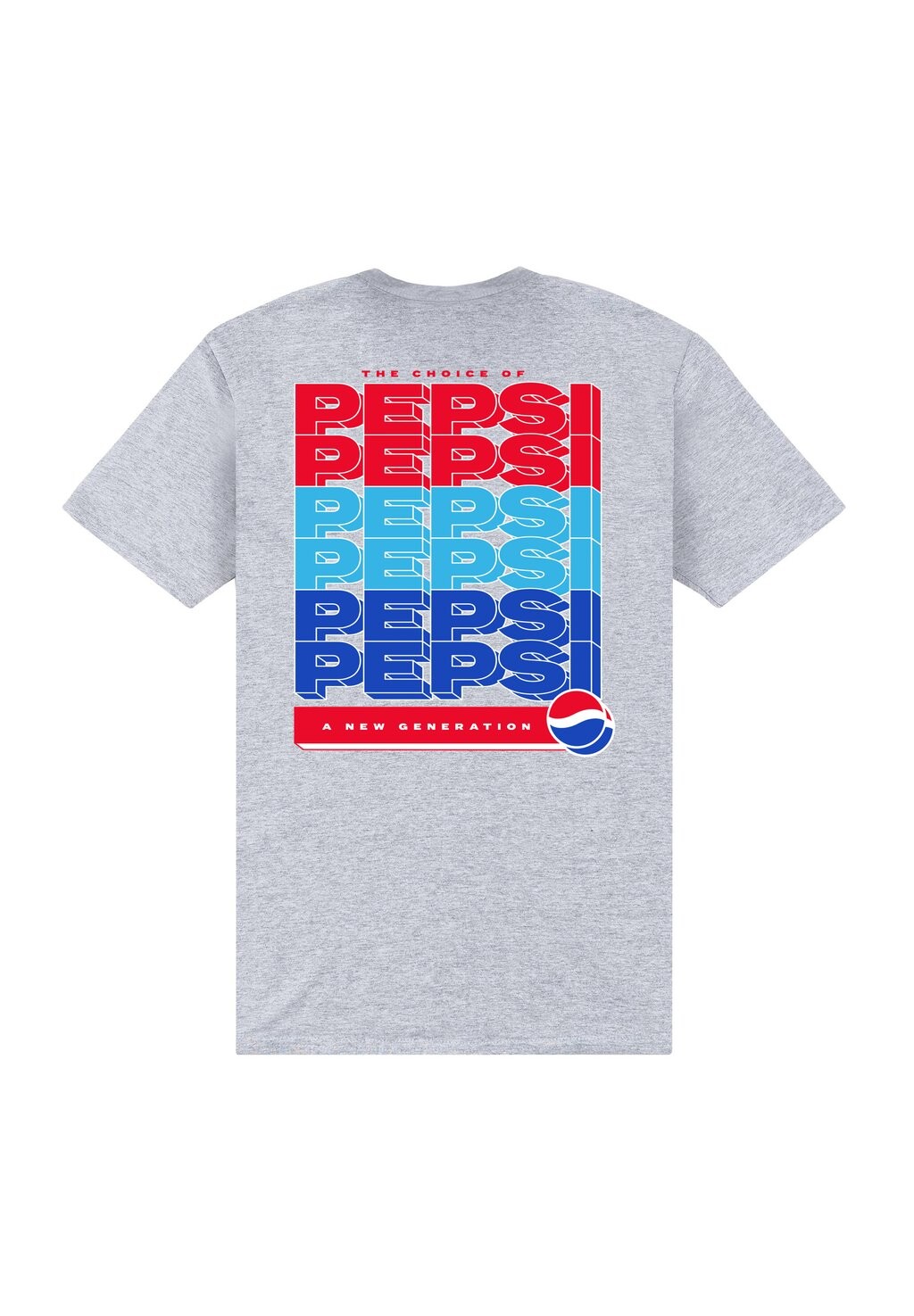 

Футболка с принтом PEPSI A NEW GENERATION Henry Tiger, цвет Mottled Light Grey