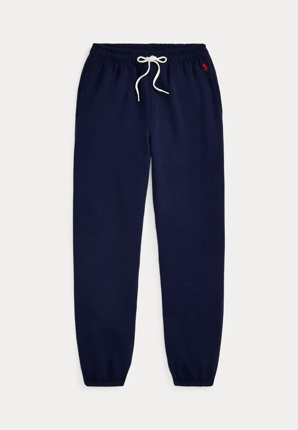 Легкие флисовые спортивные штаны на шнуровке Polo Ralph Lauren, Cruise Navy — фото 4
