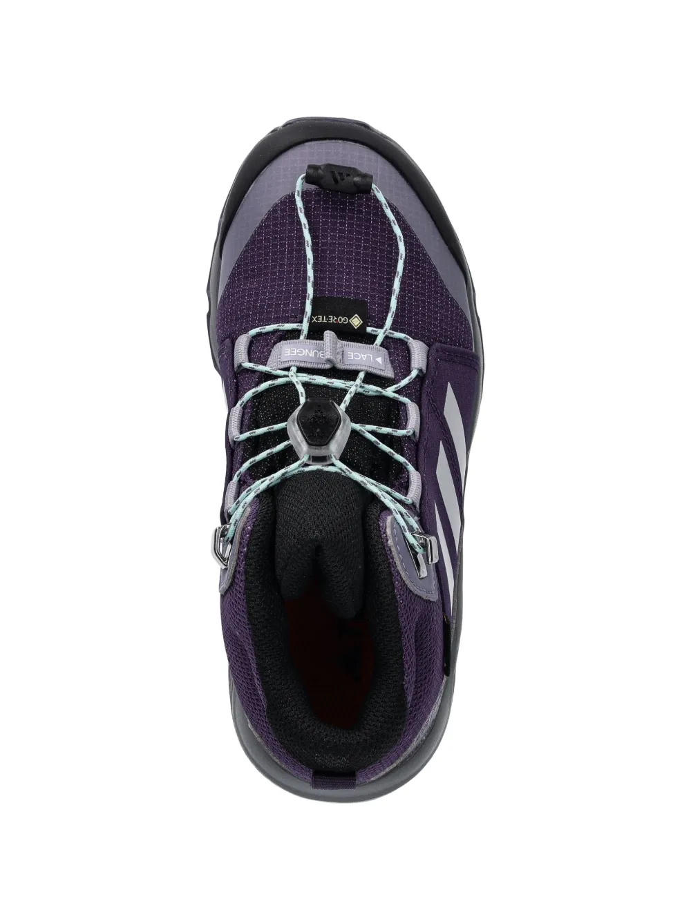 Ботинки Terrex Mid с тремя полосками Adidas Kids, фиолетовый — фото 4