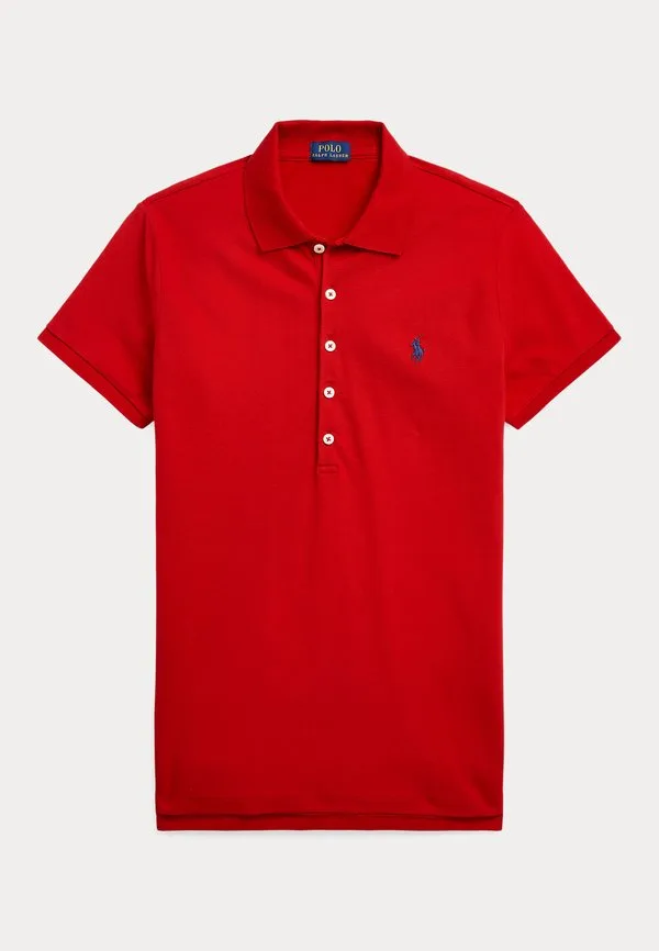 Рубашка поло Polo Ralph Lauren, Red/Navy — фото 4