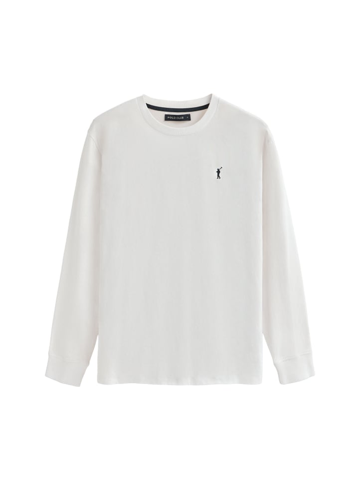 

Рубашка с длинными рукавами белого цвета Polo Club