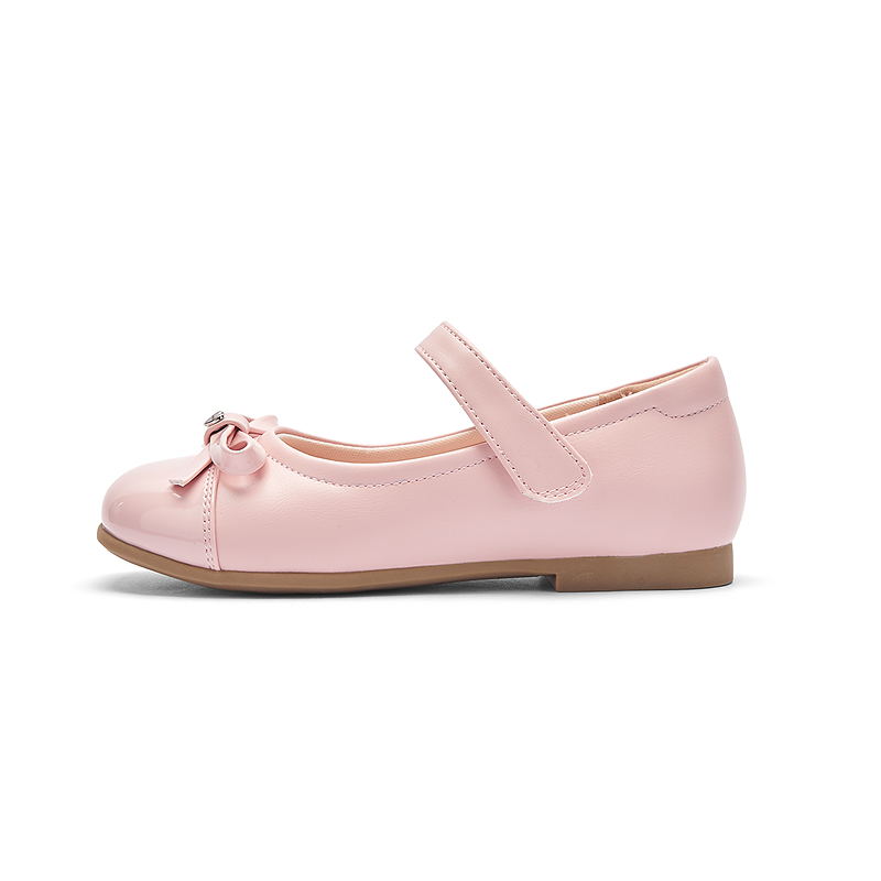 

Износостойкие низкие кожаные детские туфли Kids' BALABALA, розовый