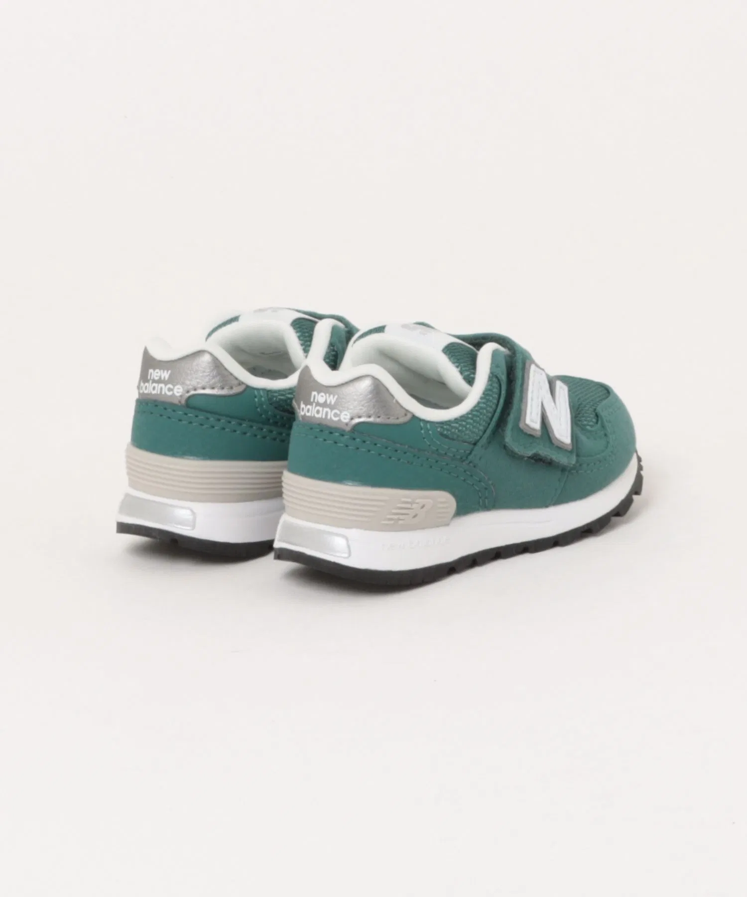 Детские кроссовки New Balance 313 v2 серебряные зелёные — фото 2