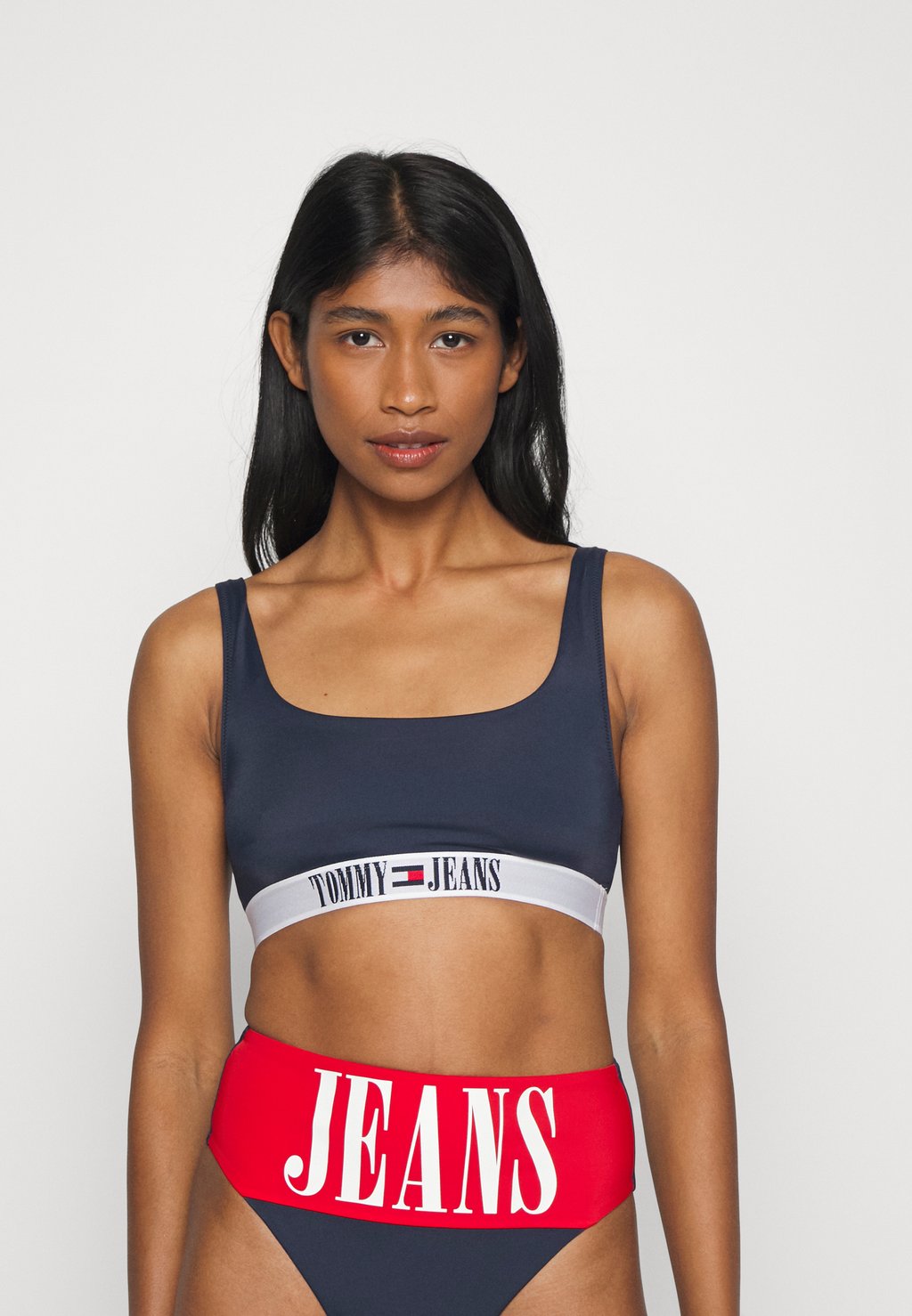 

Верх бикини Tommy Jeans, Коричневый, Верх бикини Tommy Jeans