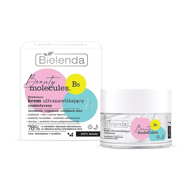 

Ультраувлажняющий синбиотический крем для лица Beauty Molecules Bielenda, 50 мл