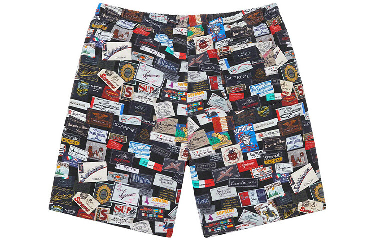 SS21 Повседневные шорты унисекс Supreme, белый — фото 2