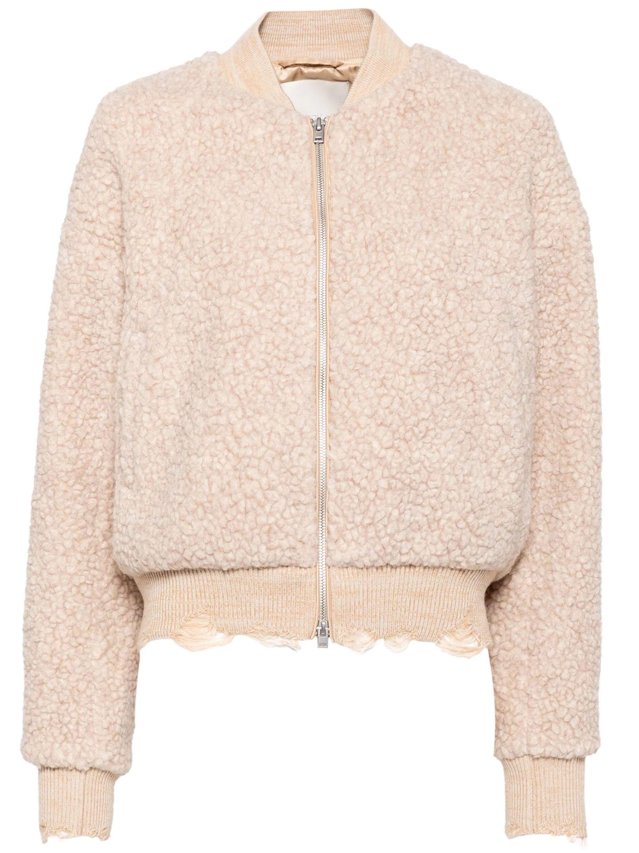 

Куртка с необработанными краями Jnby, коричневый