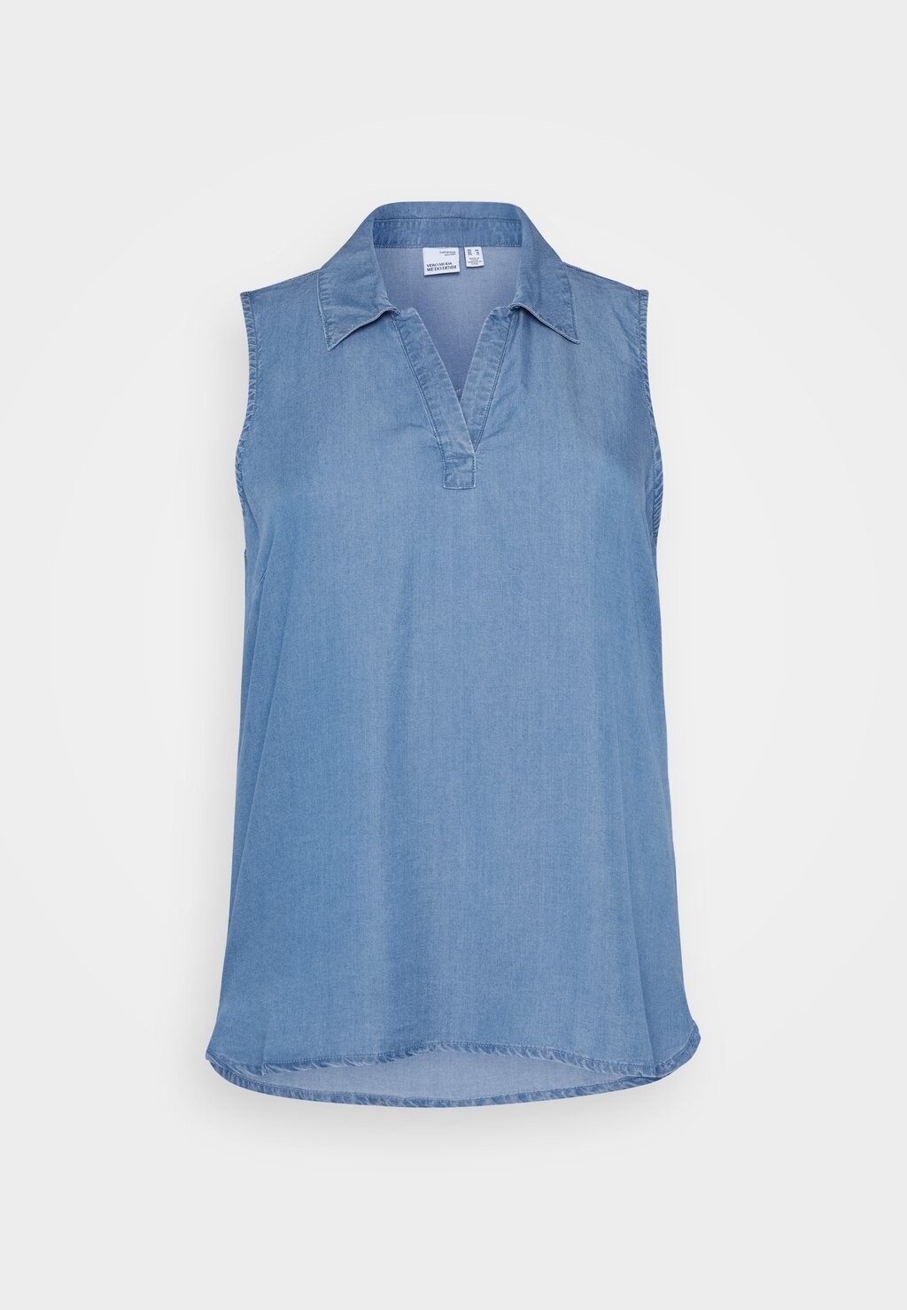 

Блуза VMCHARPER COLLAR Vero Moda, синий деним