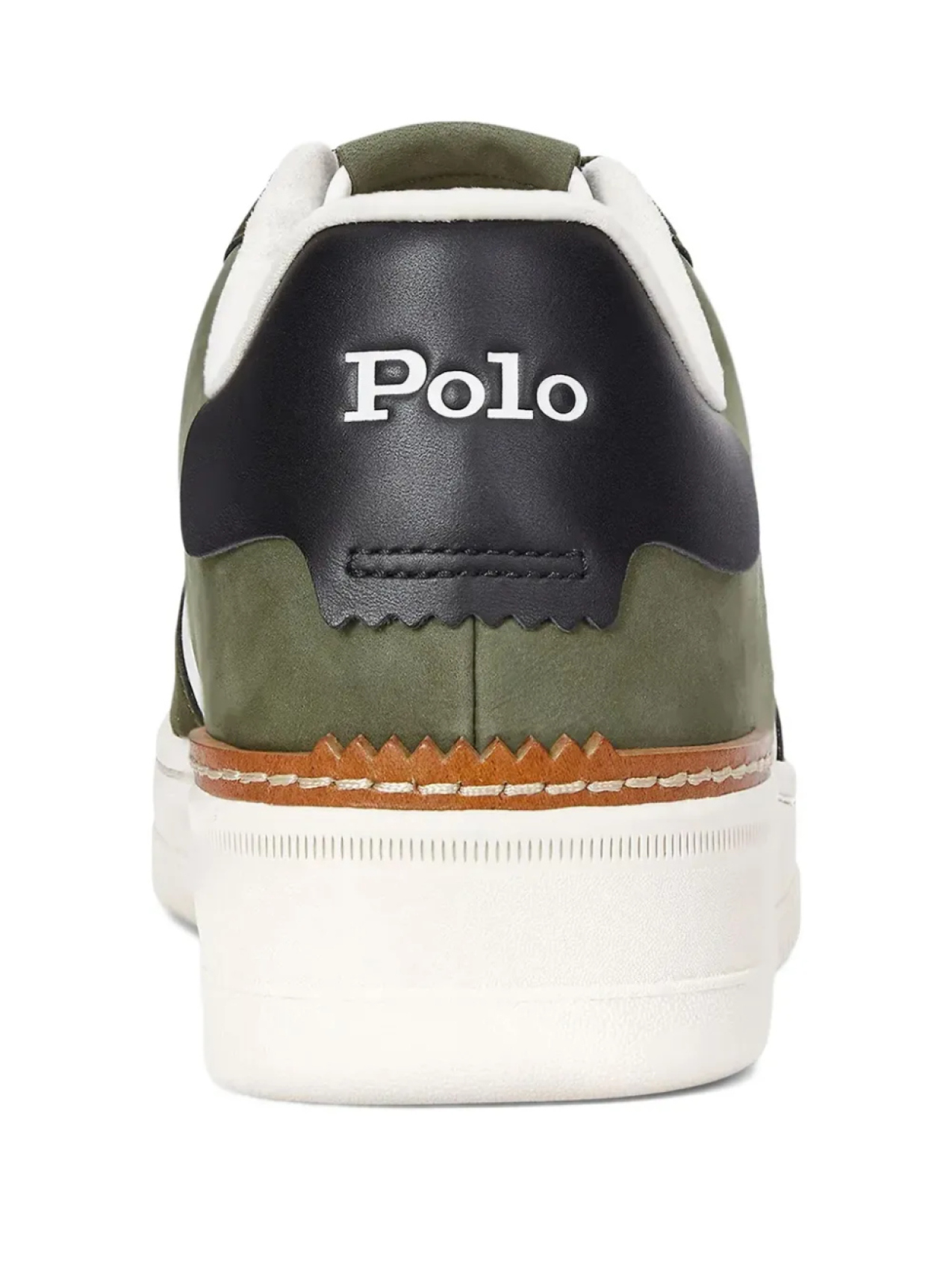 Кроссовки Masters Court с контрастными вставками Polo Ralph Lauren, зеленый — фото 3