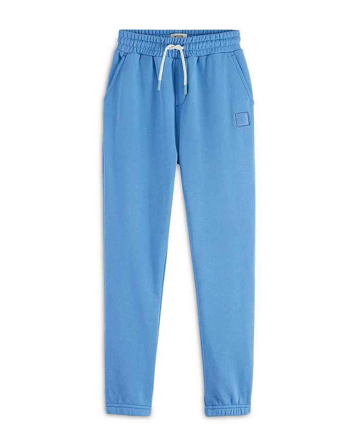 

Брюки спортивные с логотипом для мальчиков - малыши, подростки Scotch & Soda, синий