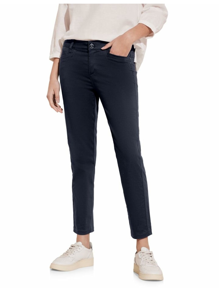 

Street One Женские брюки чинос синего цвета