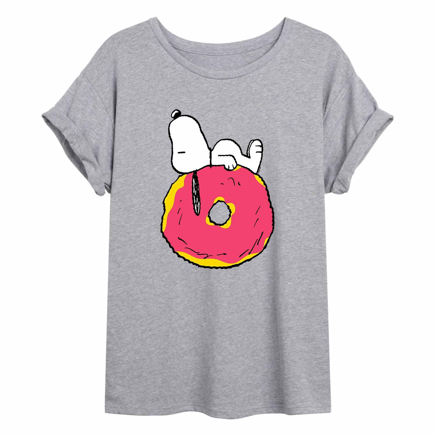 

Детская струящаяся футболка Peanuts Snoopy Donut Licensed Character