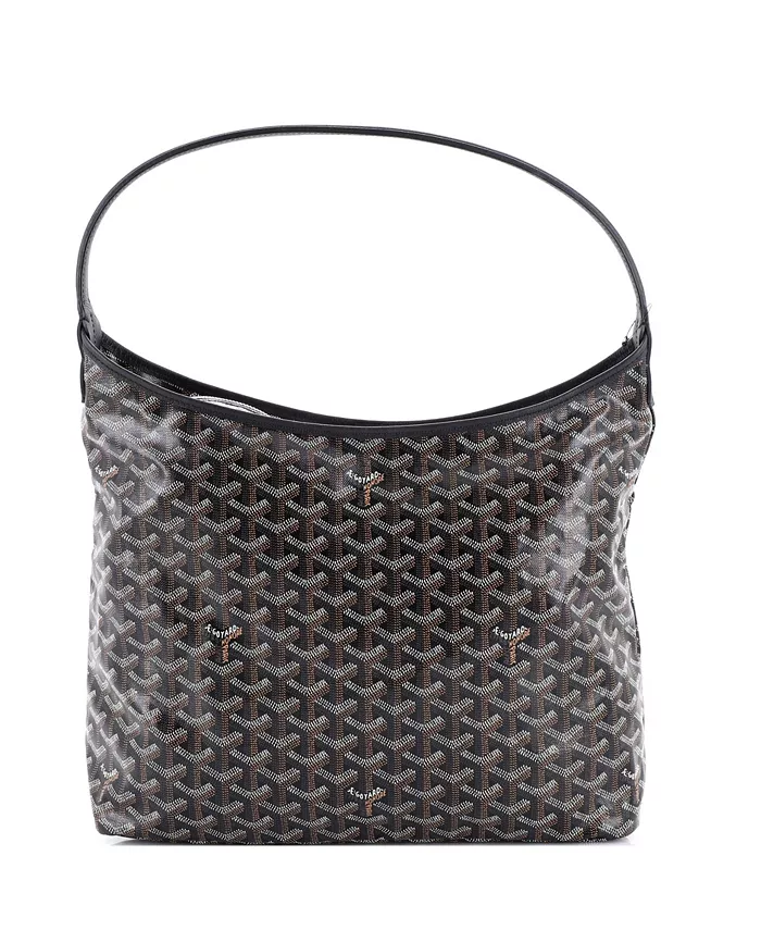 

Богемная сумка-хобо Coated Canvas Pre-Owned Goyard, черный
