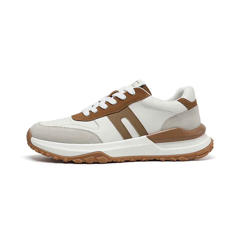 

Мужские повседневные ботинки Black HD с устойчивостью к истиранию SEPTWOLVES, белый желтый