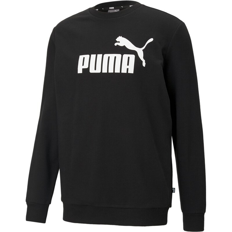 

Толстовка ess big logo crew tr Puma, черный
