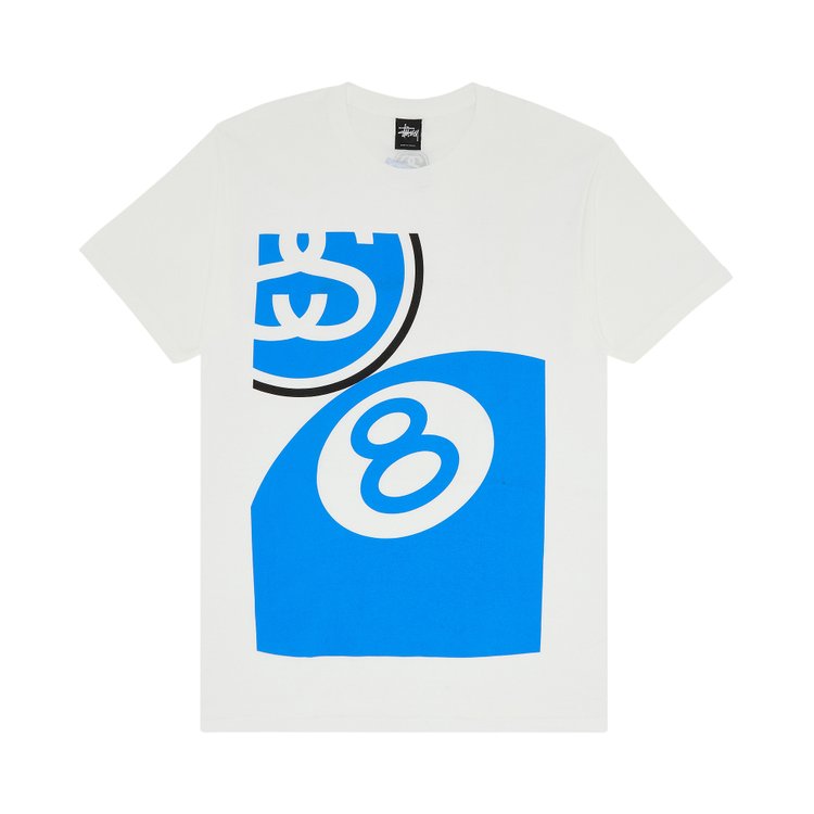 

Футболка Stussy Big 8 Ball Link 'White', белый