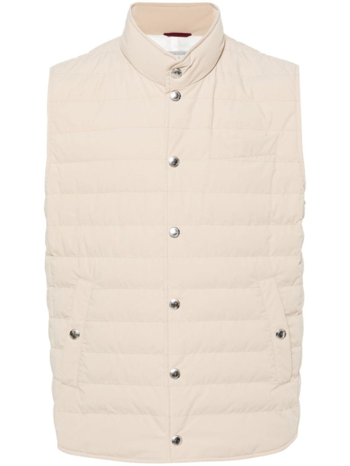 

Brunello Cucinelli стеганый жилет, нейтральный цвет