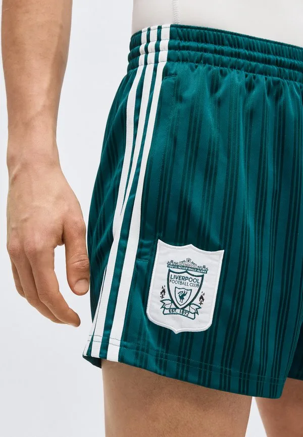 Гостевые шорты футбольного клуба «ливерпуль» 95, клубная форма Adidas Performance, Rich Green — фото 2