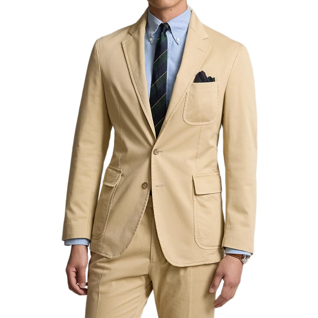 Polo Ralph Lauren Пиджак мужской Business Suit коричневый желтый — фото 2