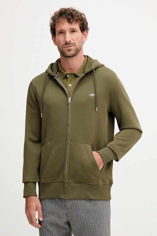 

Толстовка Gant, зеленый