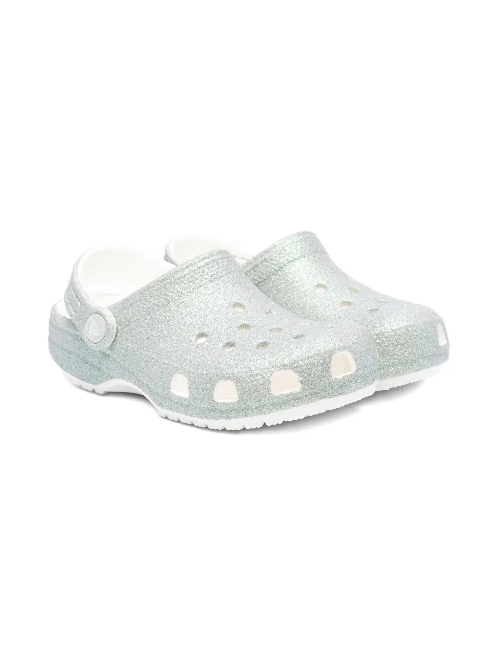 

Кроксы с блестками Crocs Kids, зеленый