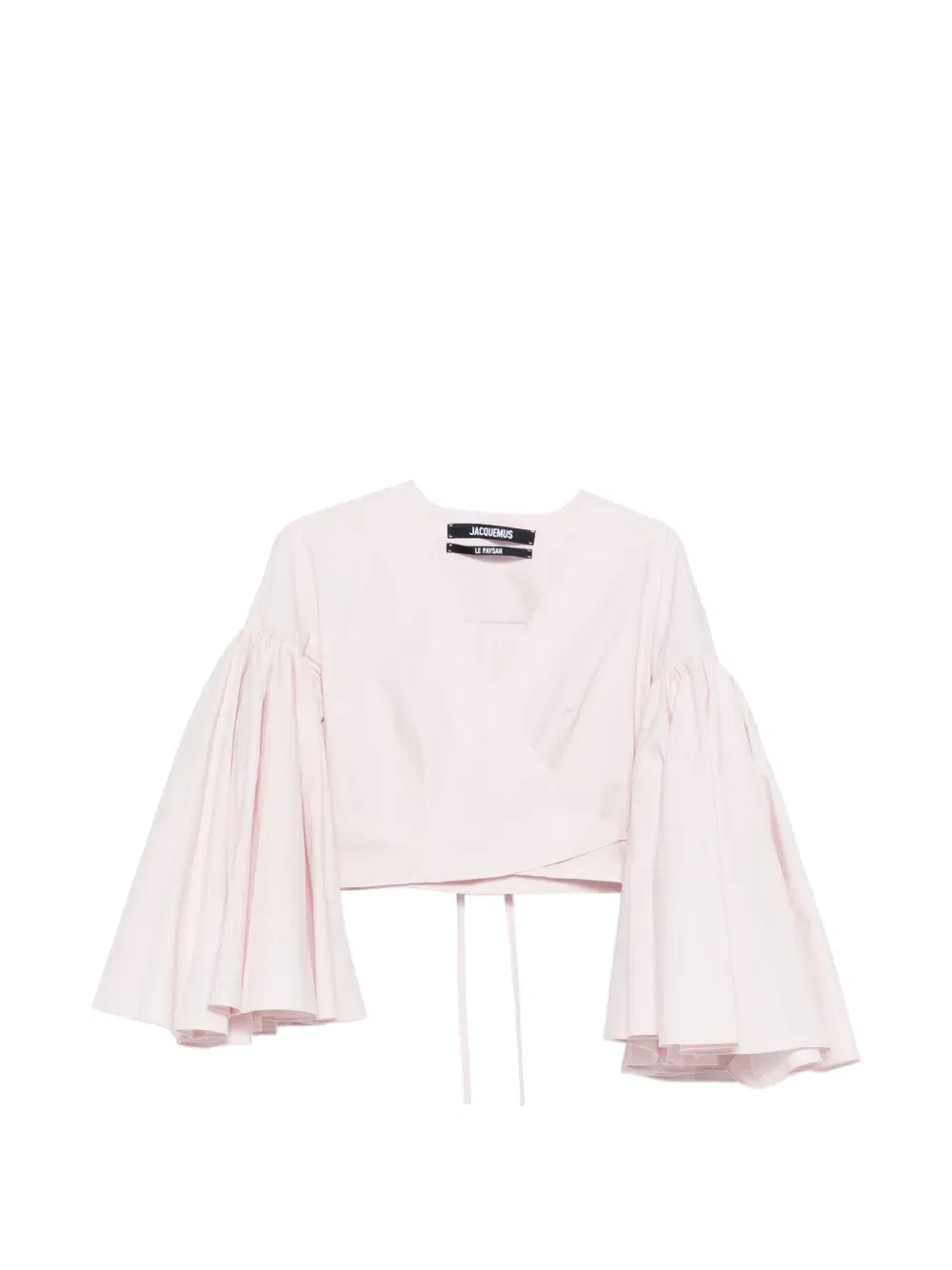 Топ с рукавами-баллонами Jacquemus, розовый