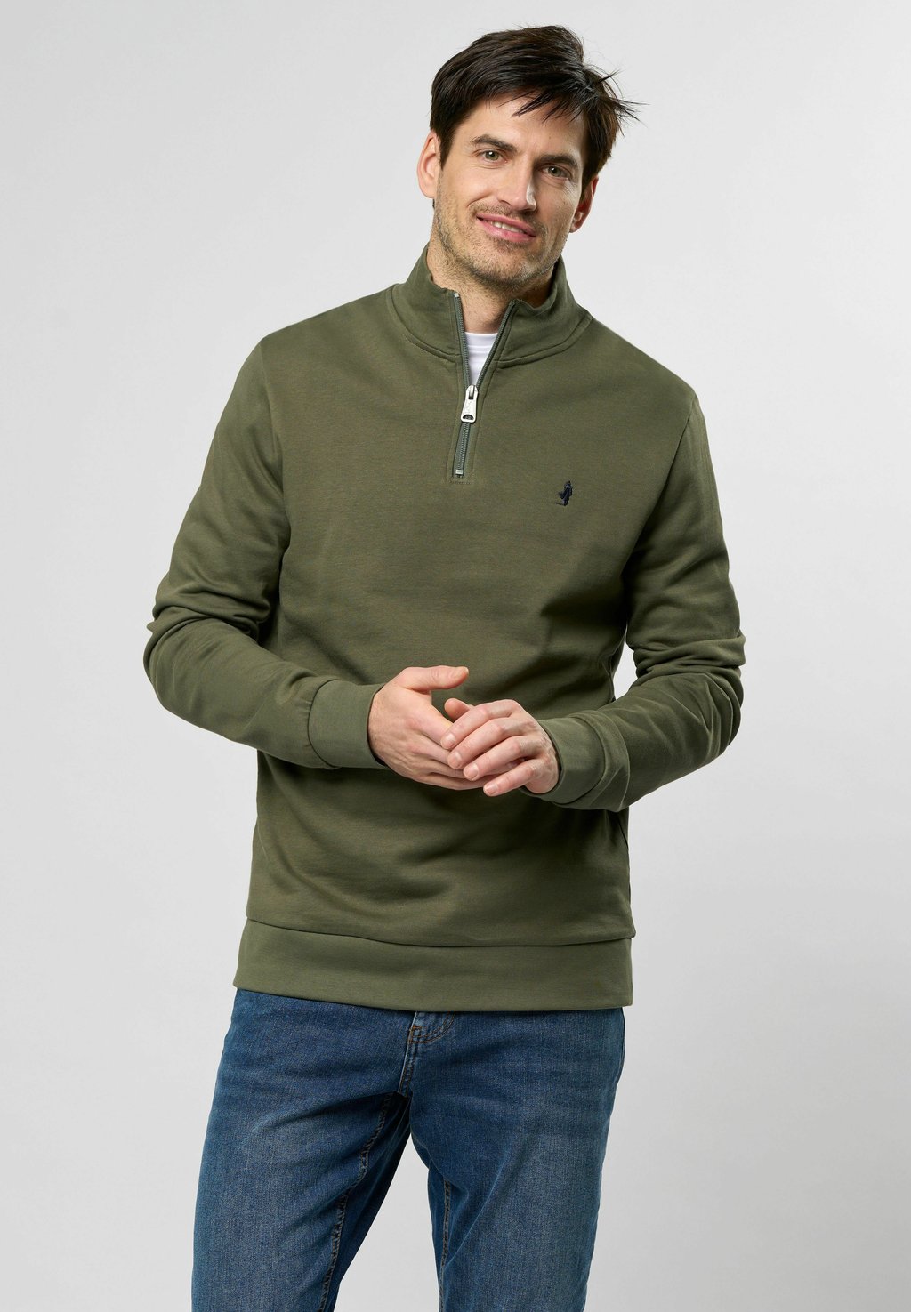

Толстовка CLEMENT HALF-ZIP MCS, зеленый