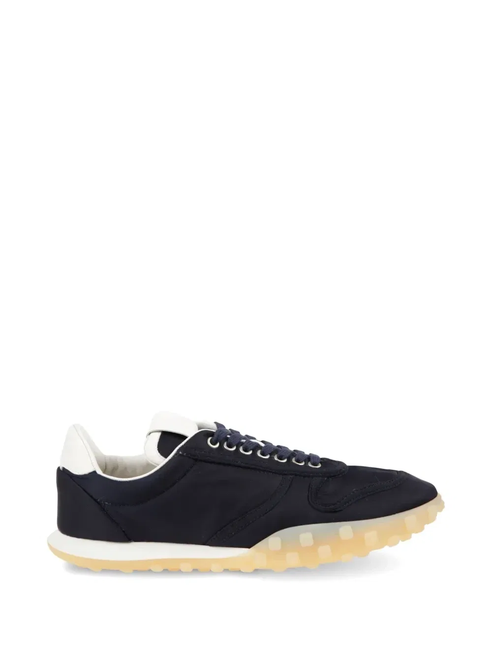 Низкие кеды Moon из холщовой ткани JIL SANDER, синий