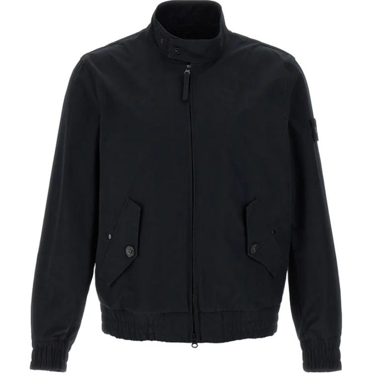 

STONE ISLAND Бомбер с высоким воротом, Black