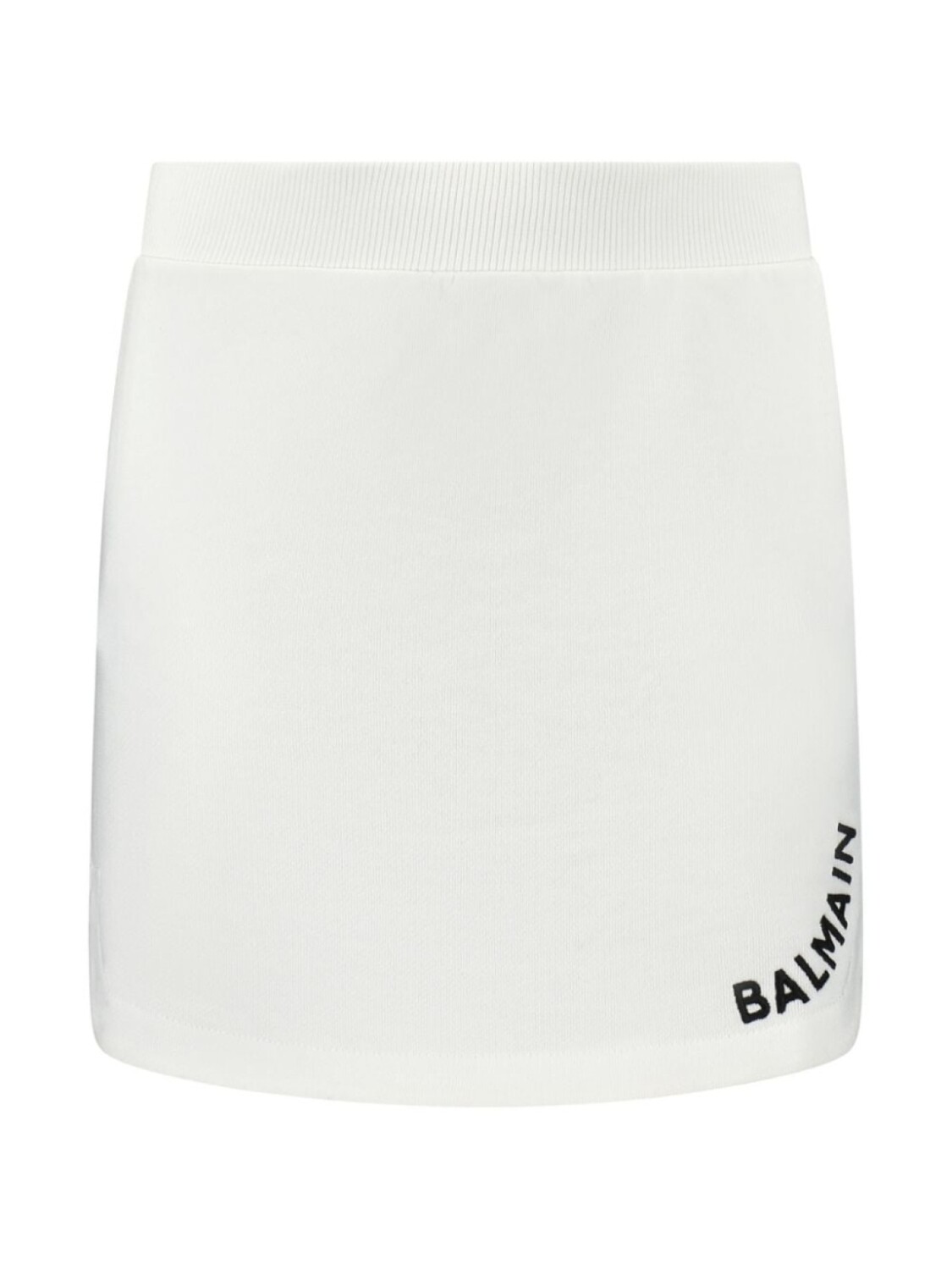 

Balmain Kids юбка с логотипом-интарсией