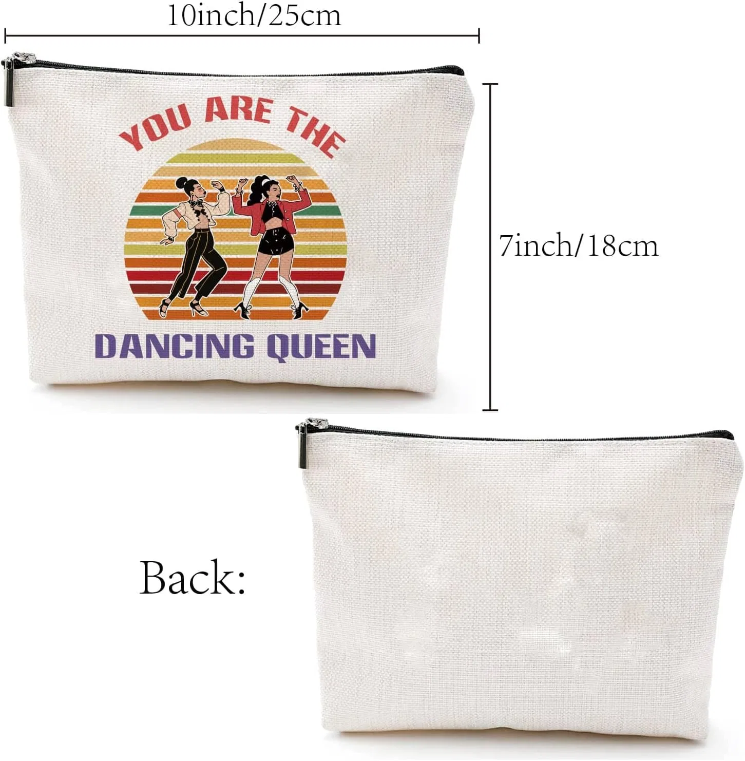 Косметичка CREATCABIN холщовая «You Are The Dancing Queen» Creatcabin — фото 2