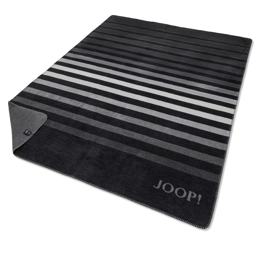 

Ага! Одеяло Shutter Black 150 x 200 см, смесовый хлопок, полоски Joop