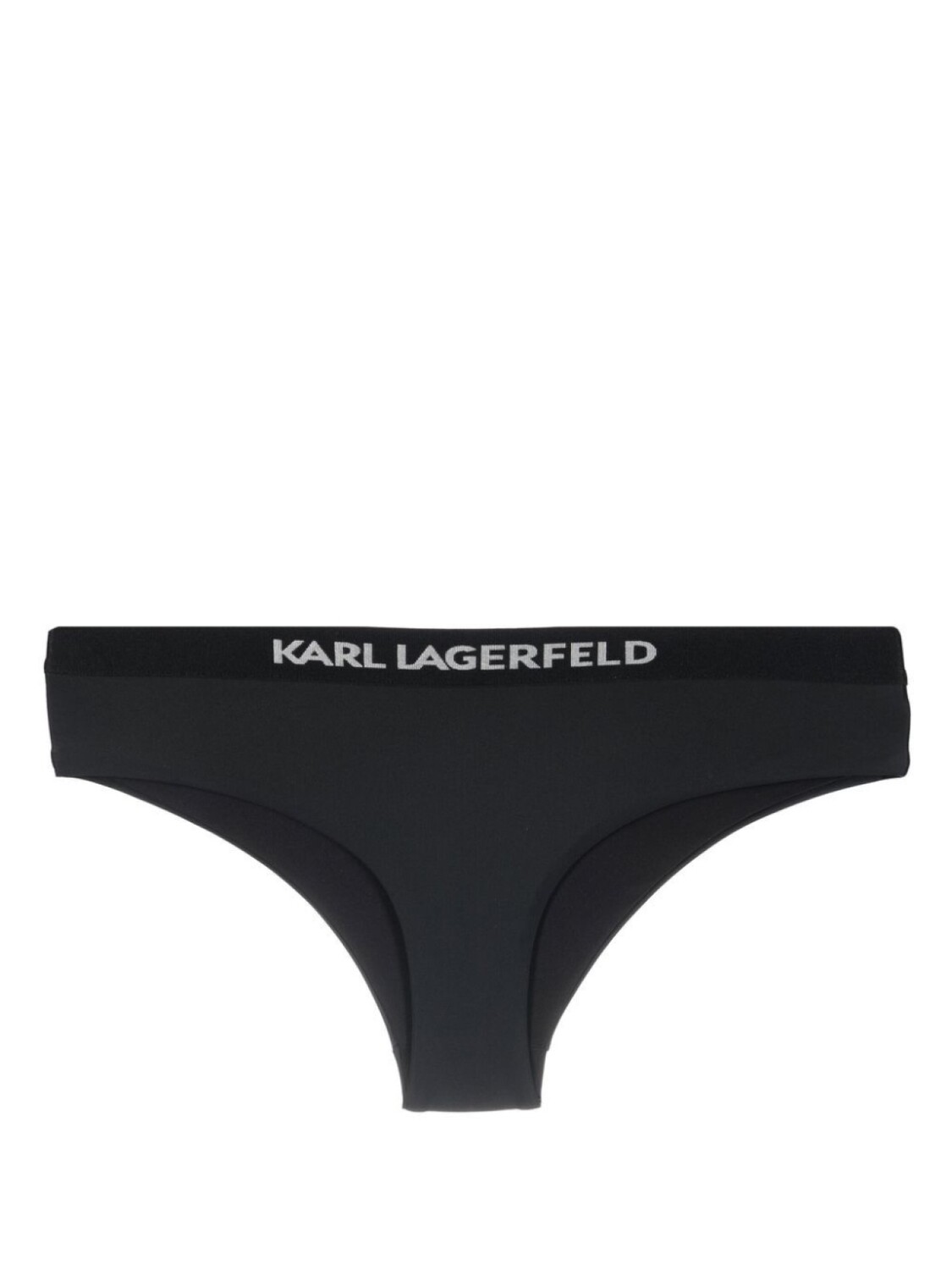 

Karl Lagerfeld плавки бикини с логотипом, черный