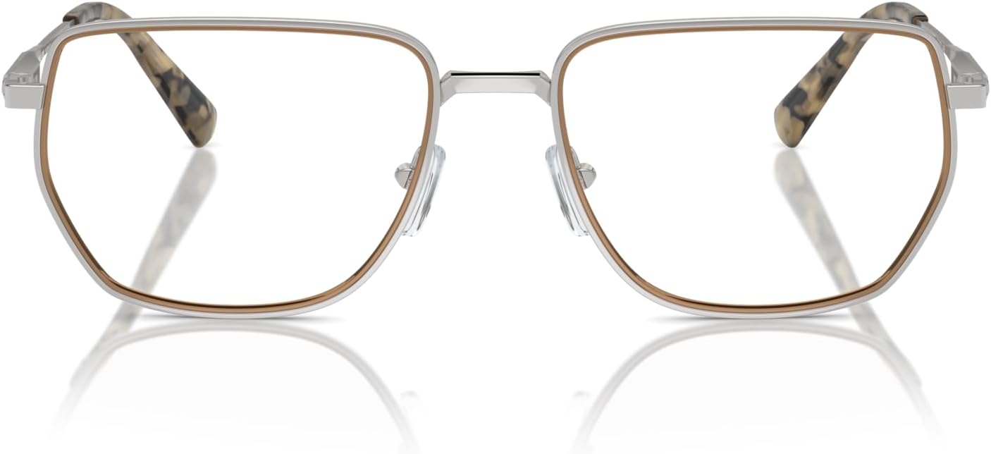 

Michael Kors мужские очки для рецепта Mk3080 Steamboat Square, Shiny Silver/Demo Lens