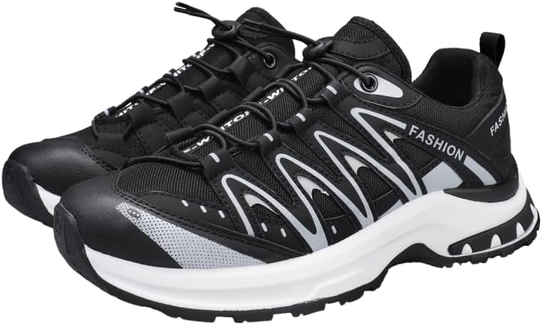 

Мужские дышащие кроссовки с регулируемой шнуровкой, круглым носком, легкие низкие повседневные кеды, подходящие для ежедневной носки и прогулок Igzbibg, черный