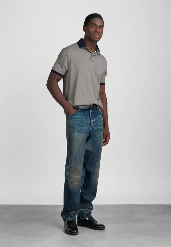 Брюки с карманами, джинсы свободного кроя Emporio Armani, Blue Denim — фото 2