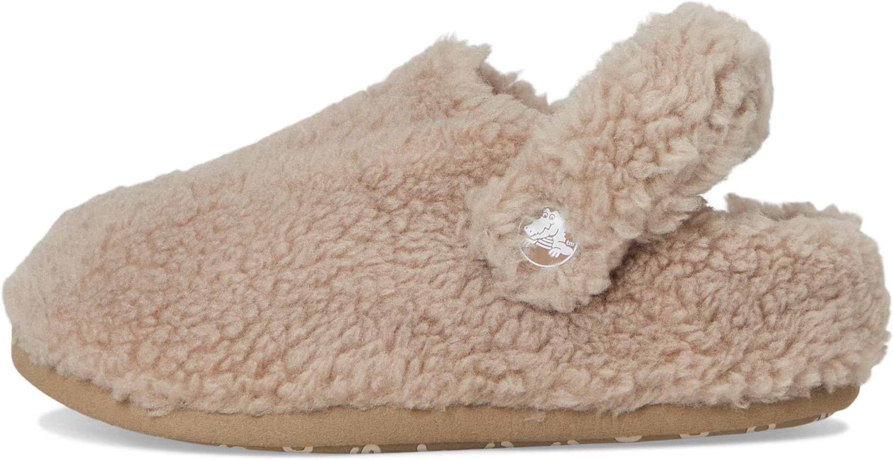 Тапочки Crocs Kids Classic Cozzzy Slippers, цвет Mushroom — фото 4