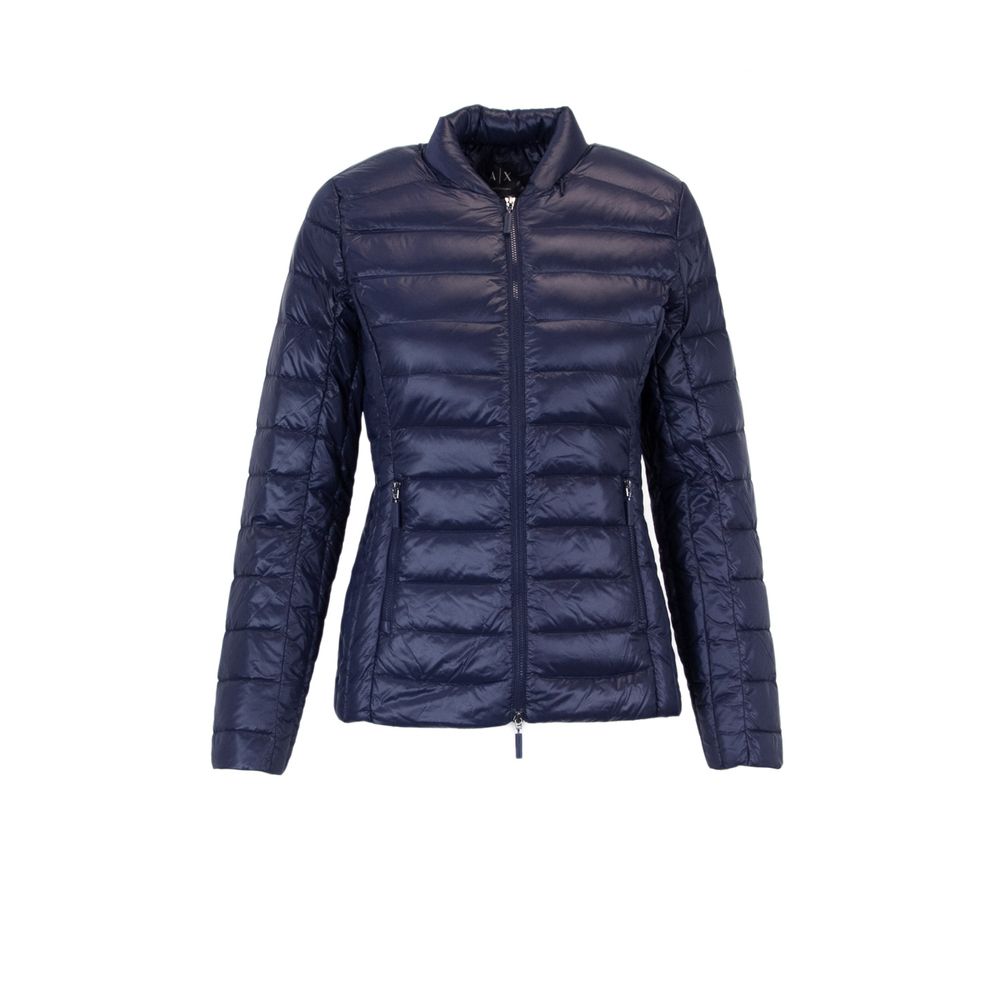 

Синяя куртка из полиэстера Armani Exchange