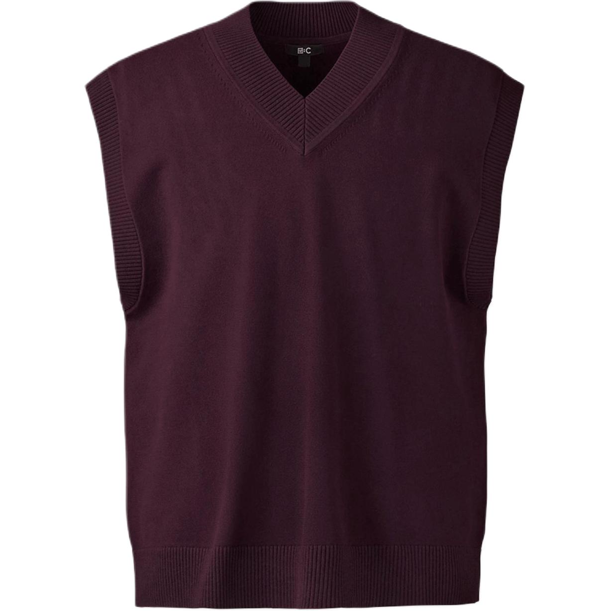 

Футболка-майка мужская burgundy UNIQLO, Burgundy