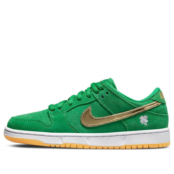 

Кроссовки sb dunk low Nike, зеленый