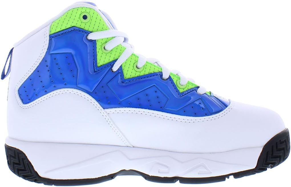 Кроссовки Fila Unisex-Child Kid's Fila Mb, белый/синий — фото 3