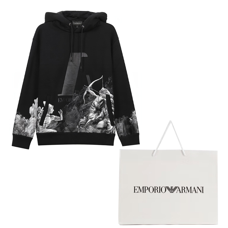

Свитшот мужской черный EMPORIO ARMANI