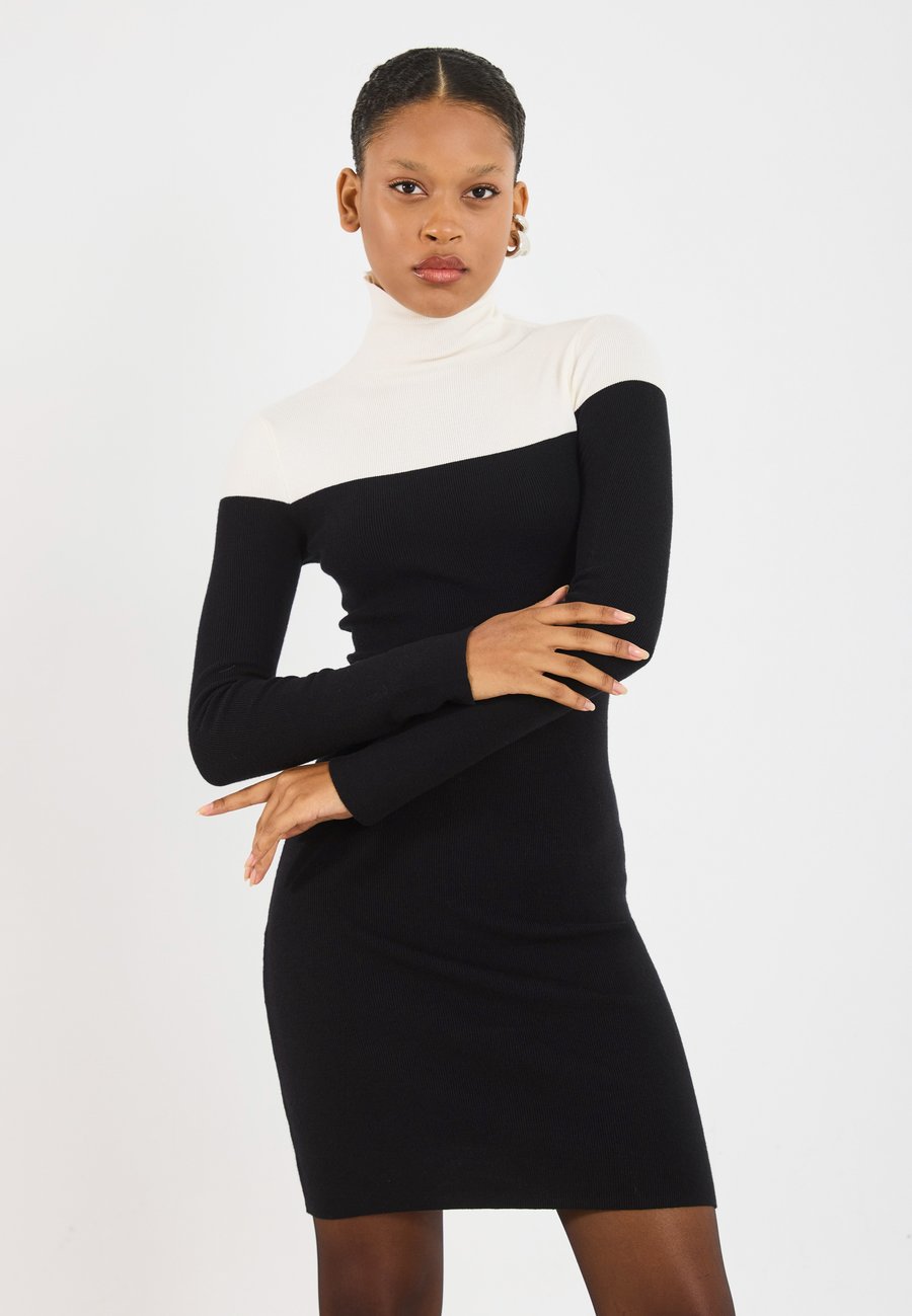 

Платье Even&Odd Jumper dress, Black/White/Black
