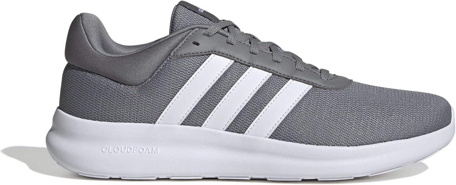 Мужские кроссовки Adidas Lite Racer 4.0, белый/серый — фото 2