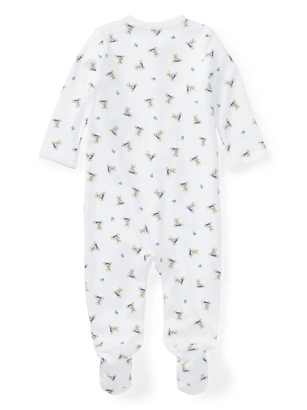Пижама с принтом POLO RALPH LAUREN KIDS, белый — фото 2