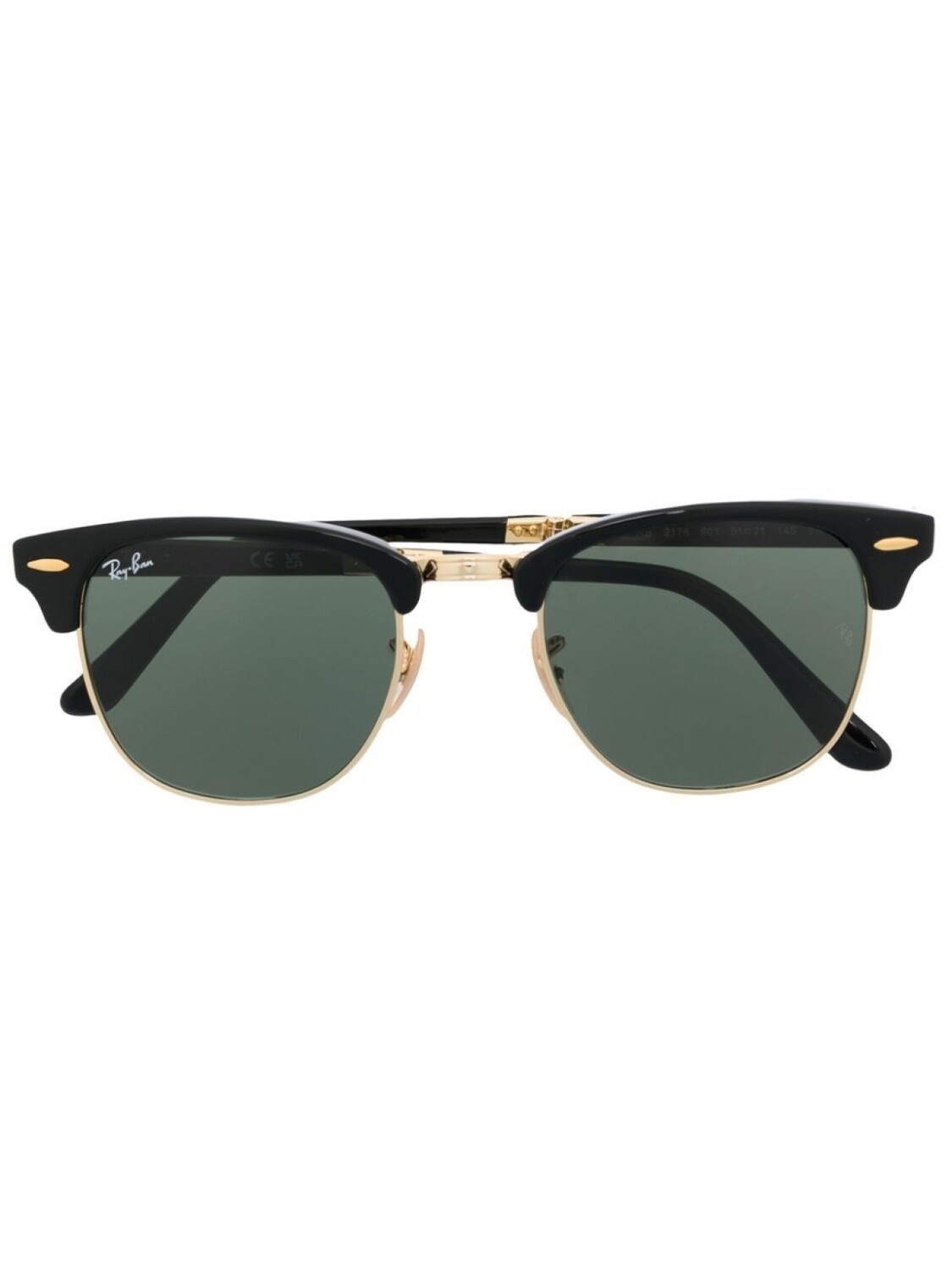 

Солнцезащитные очки трапециевидной формы Ray-Ban, черный