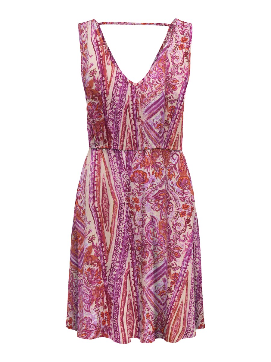 

Летнее платье ONLY ONLNOVA SARA, цвет Fuchsia/Dusky pink/Dark pink
