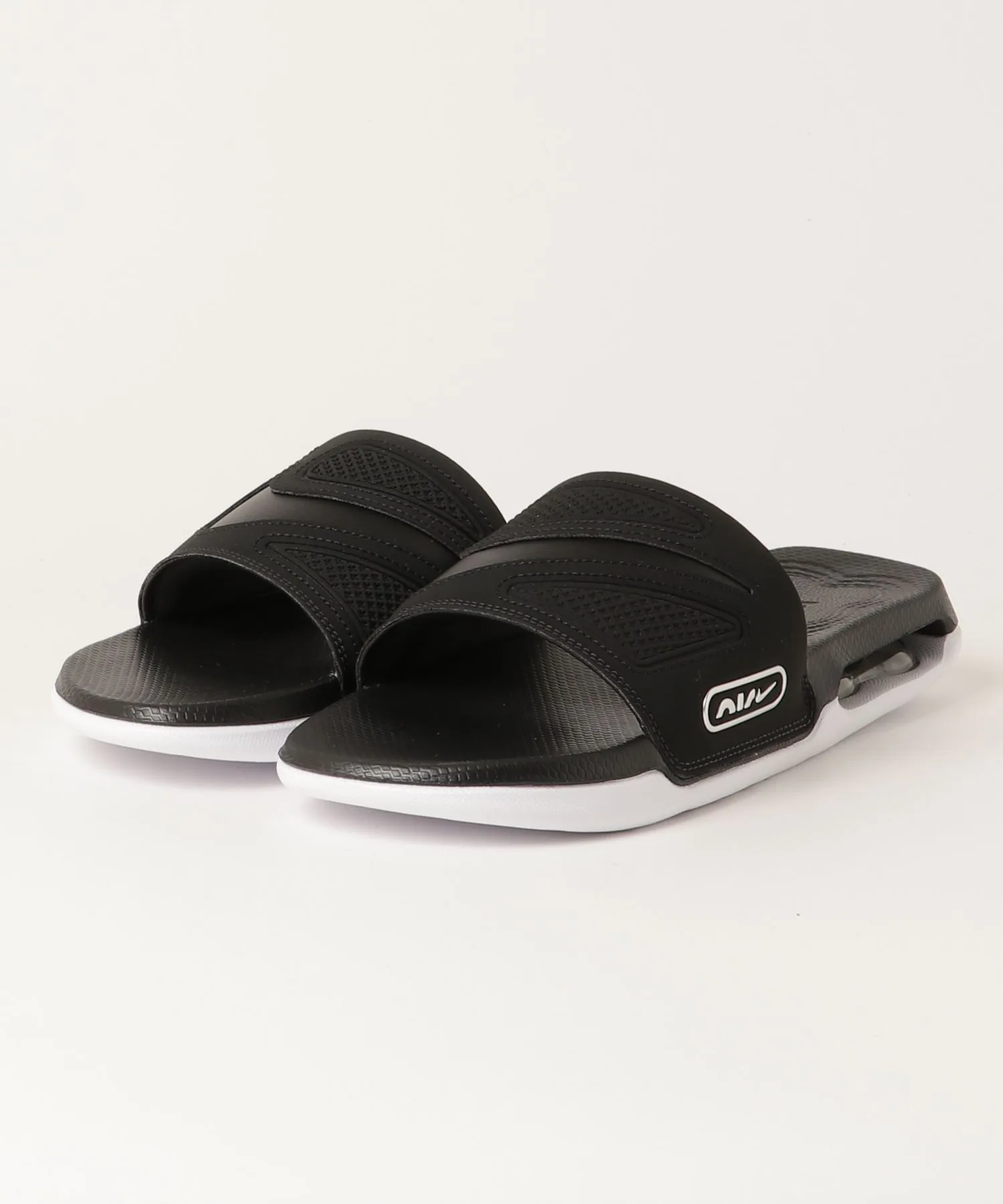 Мужские спортивные сандалии с амортизацией Air Nike Airmax Cirro Slide MDC1460 черные