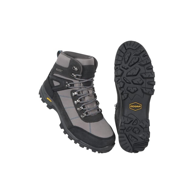 

Мужские замшевые водонепроницаемые походные туфли Storm Extreme Mountain Warehouse, серый